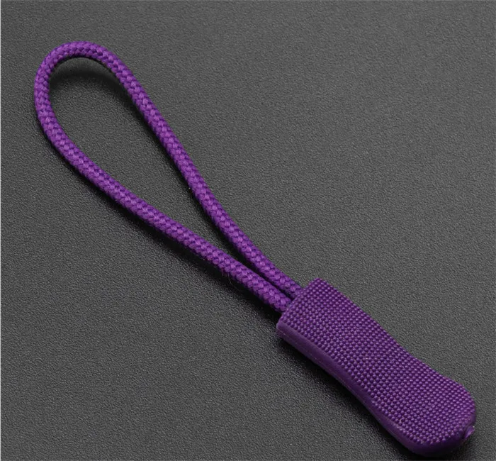 F699 Purple FEIGO 20 шт. застежка-молния Веревка фиксация молнии шнур Tab сменный зажим слайдер Пряжка подходит для путешествий сумка Duitcase одежда палатка рюкзак - Цвет: F699 Purple
