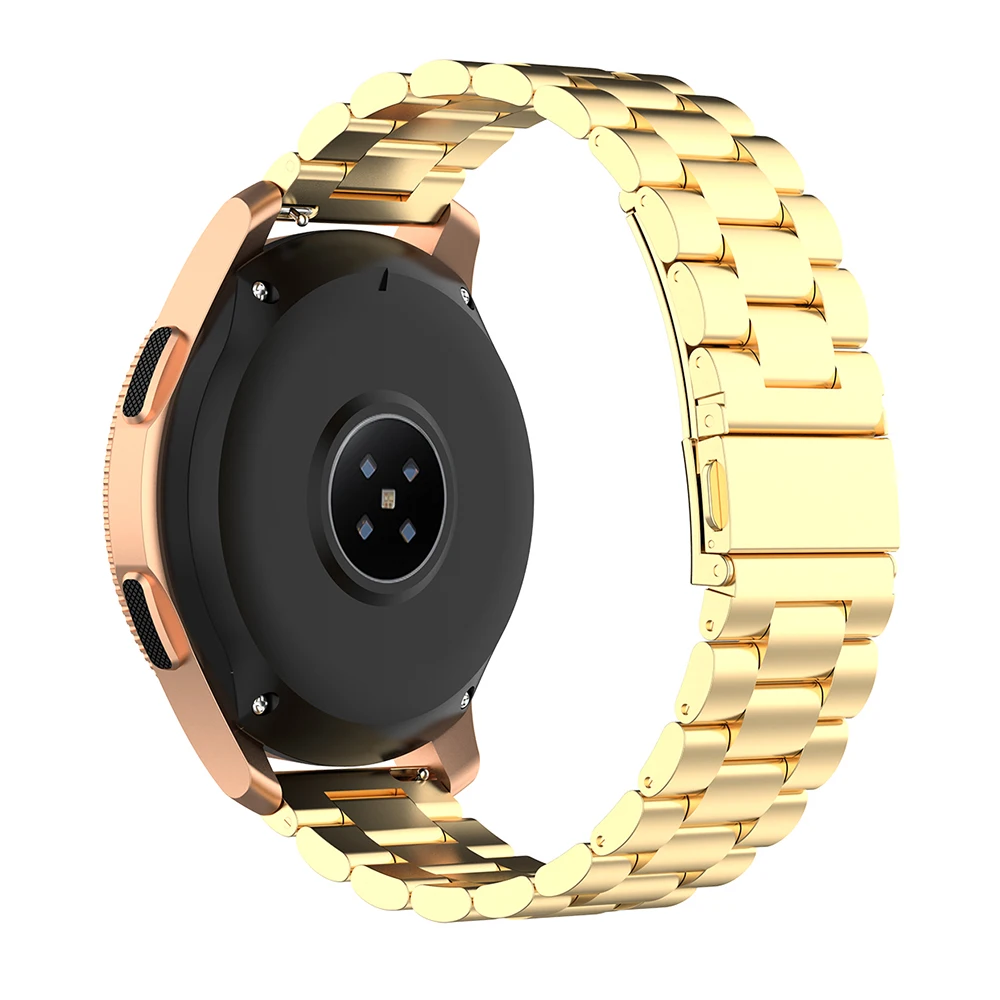 Ремешок для часов samsung Galaxy Watch ремень из нержавеющей стали для samsung Active R500 для Garmin Vivoactive3 для Huami Amazfit BIP GTR