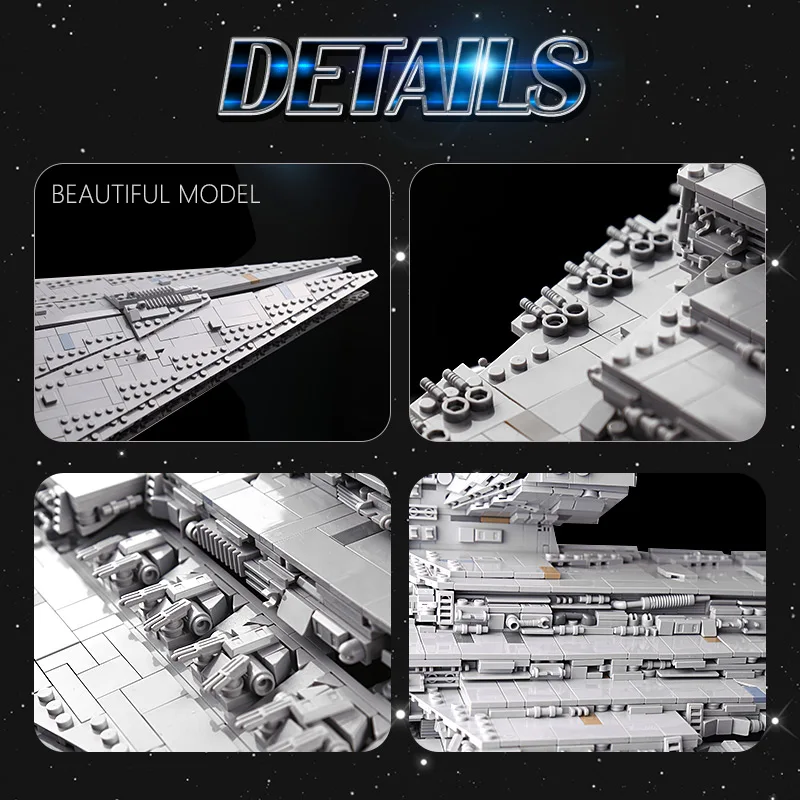 DHL 05027 Звездные игрушки войны MOC 23556 имперская звезда комплект эсминца совместим с