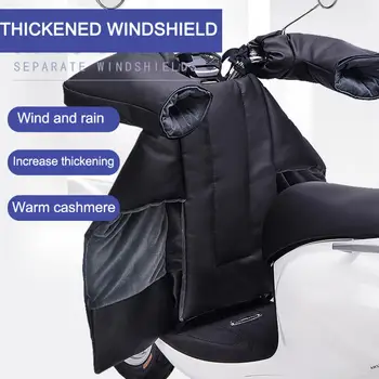 

Scooters Leg Cover Knee Blanket Warmer Waterproof Windproof Motorcycle Winter Quilt With Motorcycle Gloves