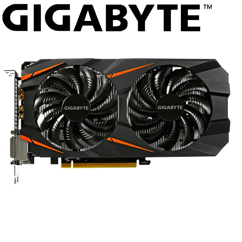 Видеокарта Gigabyte GTX 1060 WINDFORCE OC 3g NVIDIA GeForce интегрированная с B GDDR5 192bit памяти для