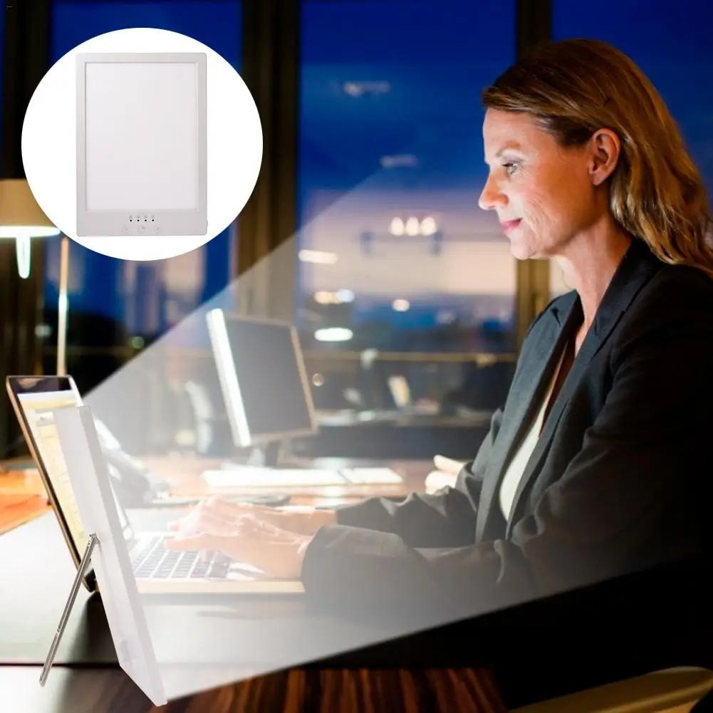  Sad Lamp Stepless Dimming Phototherapy Bionic Solar Light Touch Therapy Light Happy Lamp Depression - 4000045387571