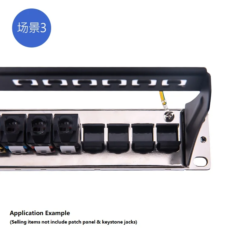 Placa Cega do Quadro de Keystone do Snap-in Painel de Remendo Branco Modular Rj45 lc sc Acoplador - Imagem 4
