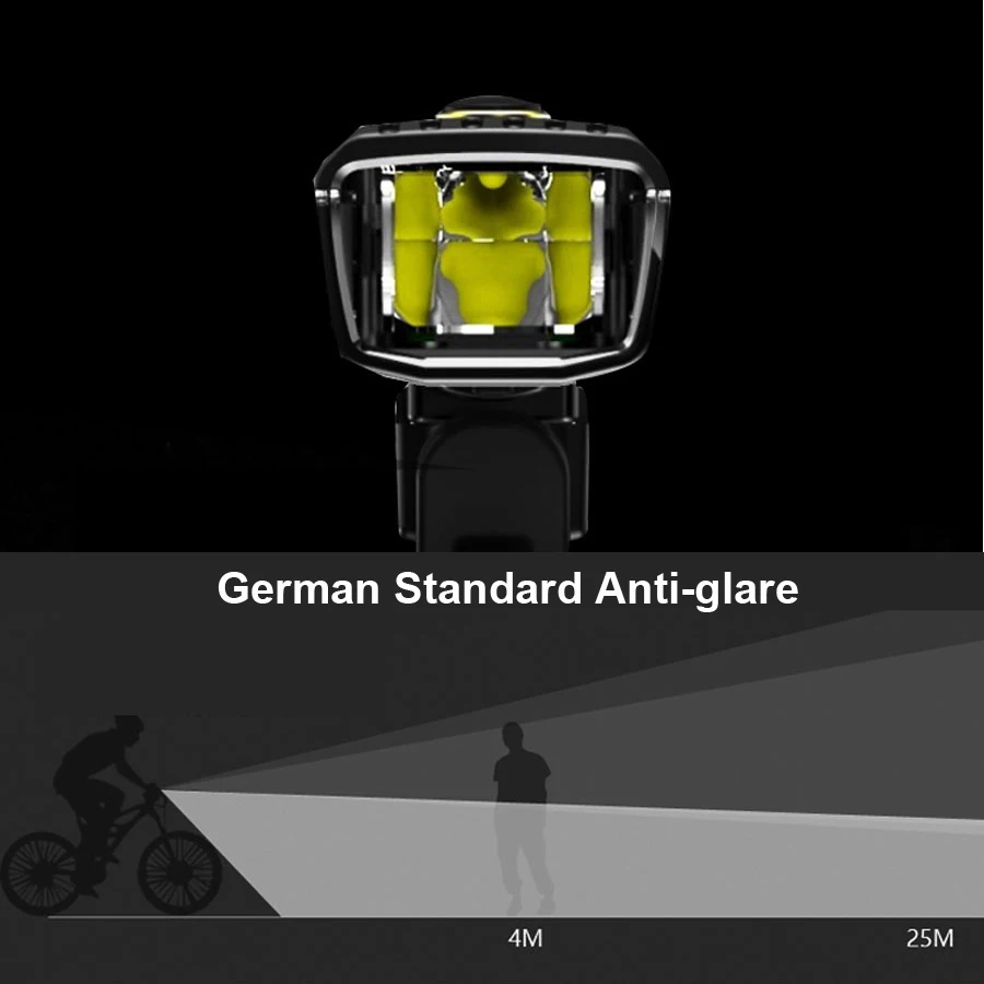 350 люмен, светильник-вспышка для велосипеда, немецкий стандарт, антибликовый индукционный велосипедный передний светильник, Перезаряжаемый USB фонарь, лампа с рожком
