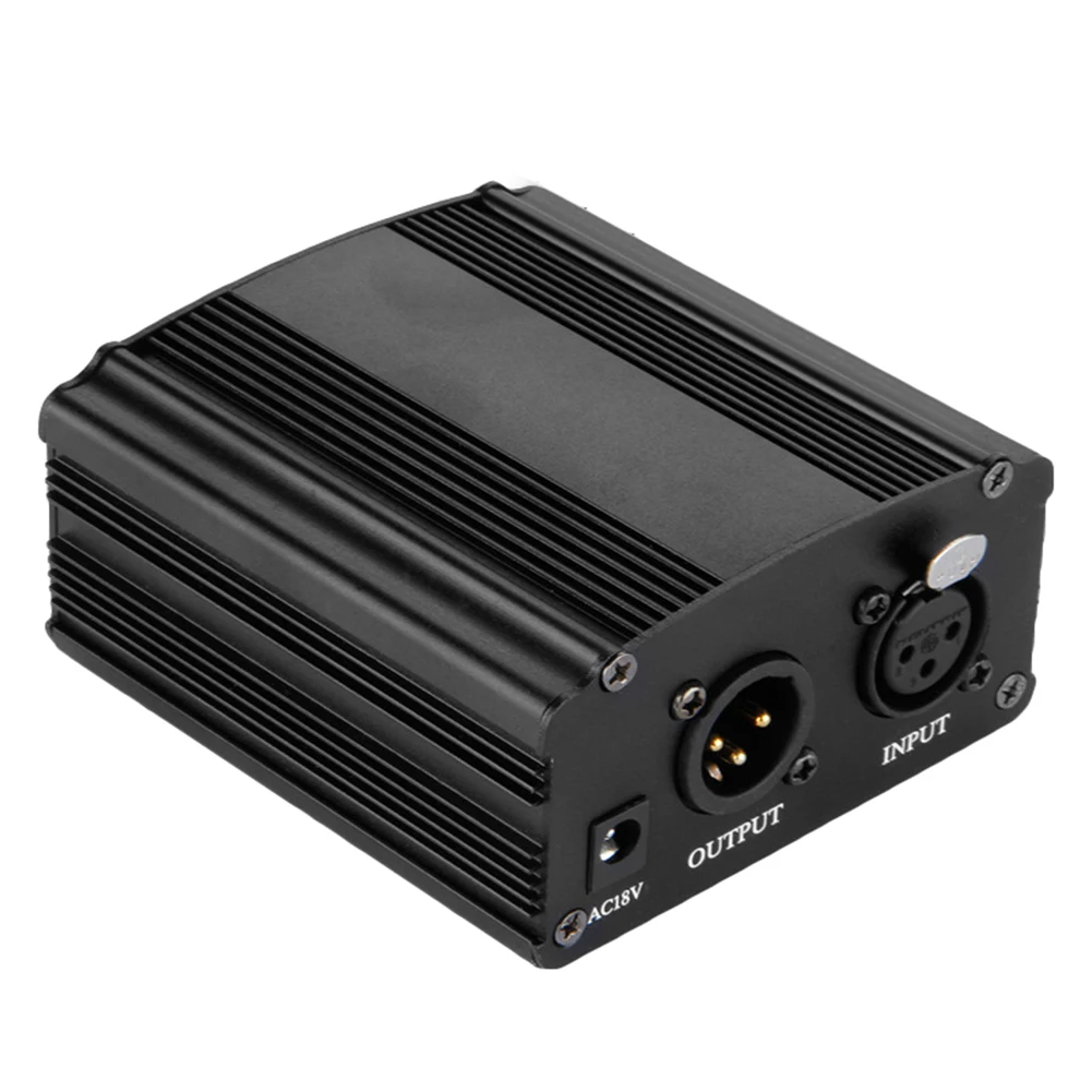 Портативный 48 в USB 1 канал питания с адаптером кабель микрофона кабель для мини конденсаторный микрофон для записи оборудования