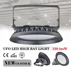 100/150/200 Вт НЛО Led High Bay Light IP65 Водонепроницаемый склад мастерская гаражная лампа стадион рынок освещение аэропорта промышленный