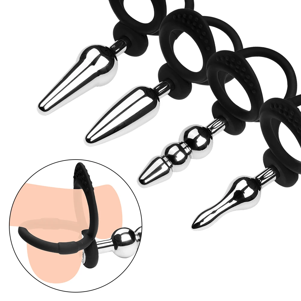 Anal Plug With Silicone Ring For Couples Double Anal Expander_voghion.com