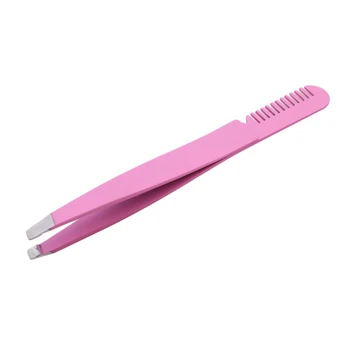 

Eyebrow Tweezers Stainless Steel Portable Small Eyebrow Trimming Tool Useful Durable Tweezers With Eyebrow Comb