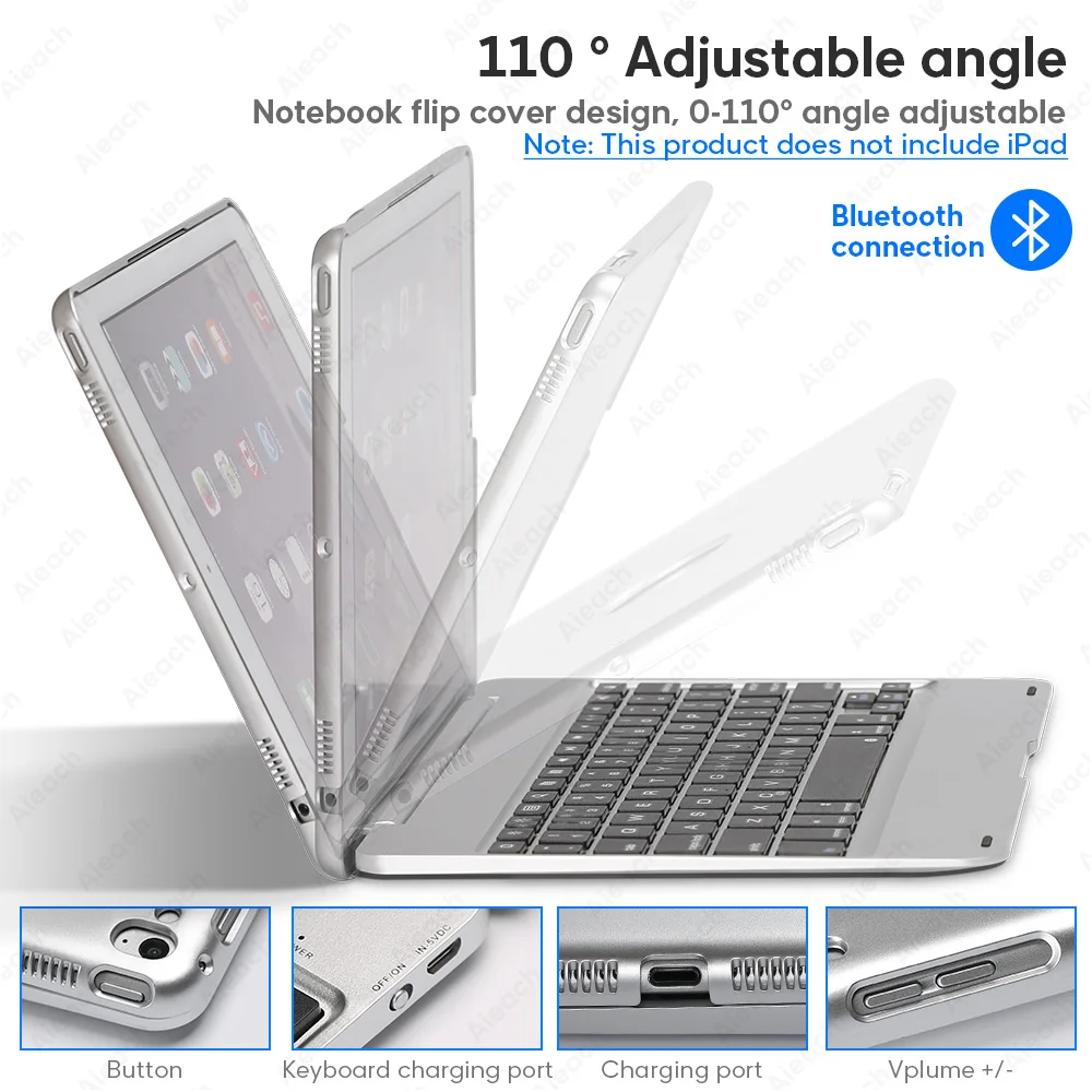 Чехол книжка для iPad Air 1 2 Mini 5 4 3 130 ° с функцией сна/пробуждения 2017 5th 6th Pro 9 7|Чехлы
