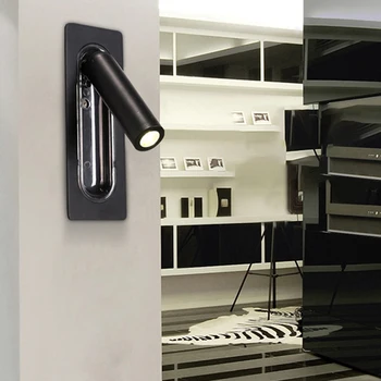 

3W Nordic Wall Lamp Adjustable LED Wall Light Eye Protect Reading Study Lamp Indoor Outdoor for Home Stairs Bedroom Bedside Ligh