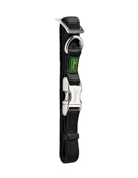 

HUNTER collar for dogs nylon with a metal clasp black 45 - 65 cm Hunter ALU-Strong
