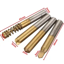 4 шт./компл. вертикальный копировально-фрезерный станок для обработки замочных ключей резак слесарный инструмент ключ машина Запчасти фрезы Резак направляющий штифт слесарный инструмент