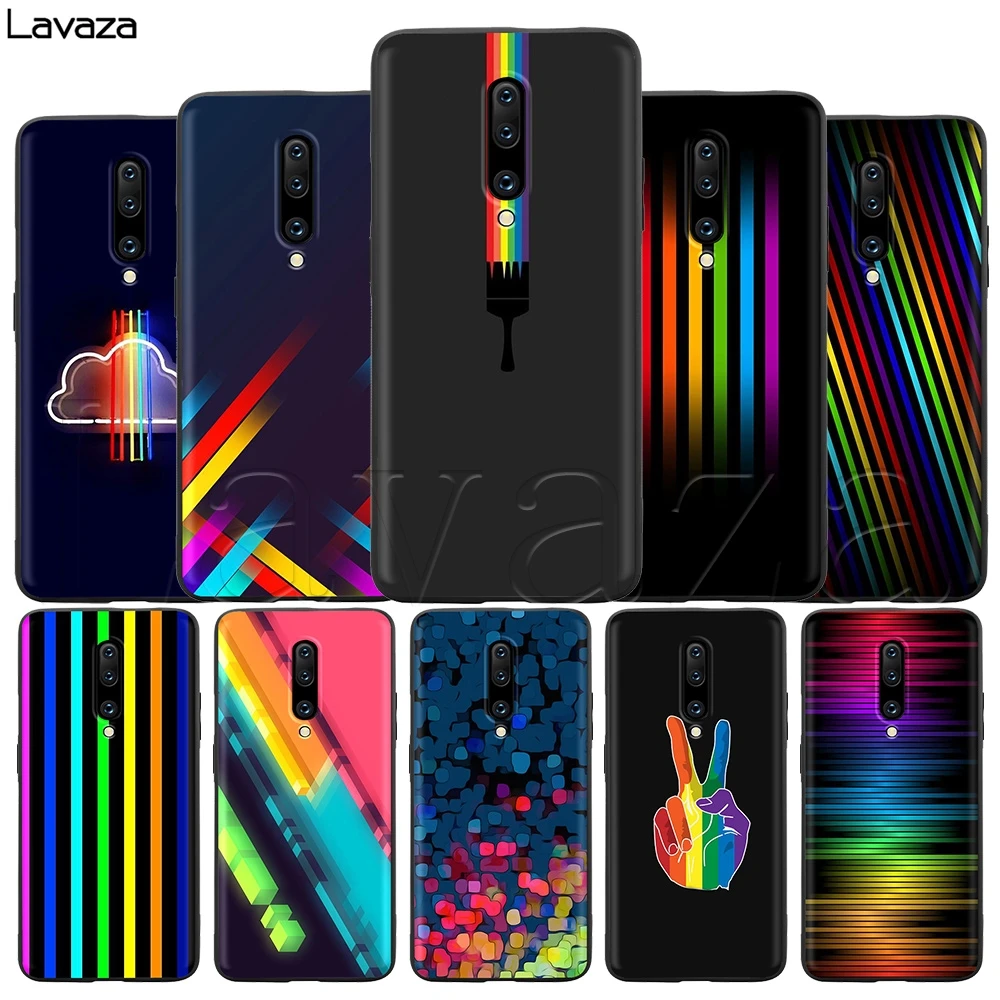 Силиконовый мягкий чехол Lavaza Rainbow Shining для OnePlus 7T Pro 6T 6 5T 5 | Мобильные телефоны и