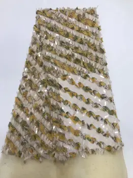 

Pretty African tulle material French net cloth for sewing PAN195(5yards/lot)