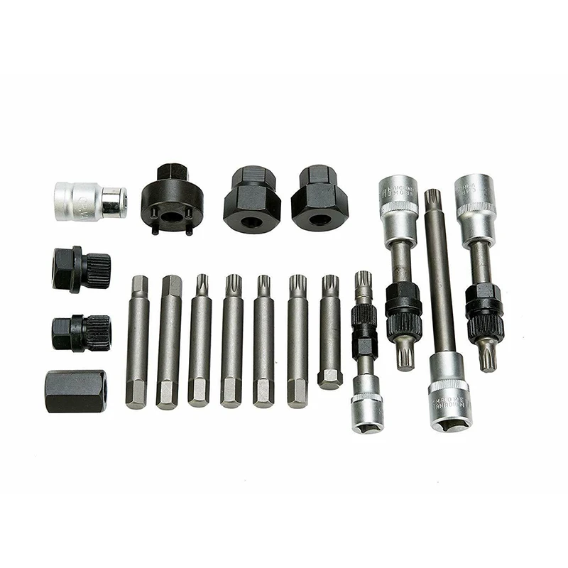 18 шт. инструмент для ремонта генератора шкив свободного колеса съемник набор