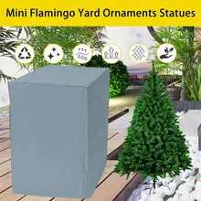 Водонепроницаемый открытый патио садовая мебель чехлы Дождь Снег стул Рождественская елка пылезащитный чехол