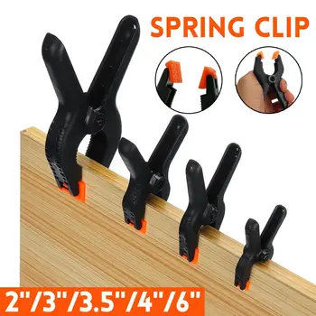 

10pcs/lot Spring Clamps DIY Woodworking Tools Plastic Nylon Clamps For Woodworking Spring Clip Photo Studio Background