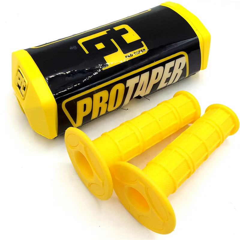 Yellow A Pro Taper 2,0 квадратная панель для руля, защитная накладка на грудь, Крестовина, подходит для 1-1/8 рукоятки, мотоцикла, грязи, велосипеда ямы - Цвет: Yellow A