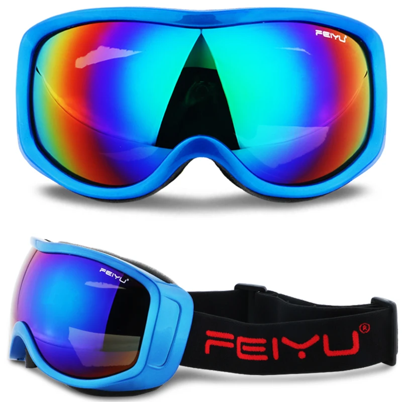 WOSAWE лыжные очки Glasse зимние ветрозащитные очки для спорта на открытом воздухе CS очки лыжные очки Анти-туман УФ Защита пылезащитные солнцезащитные очки - Цвет: FYYJ03L