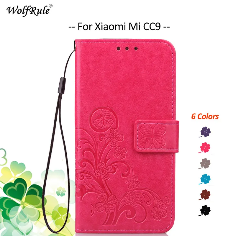 Wallet Phone Bag Case For Xiaomi Mi CC9 Flip PU Card Slot Cover Protective Bumper Pouch Book 6.39'' | Мобильные телефоны и