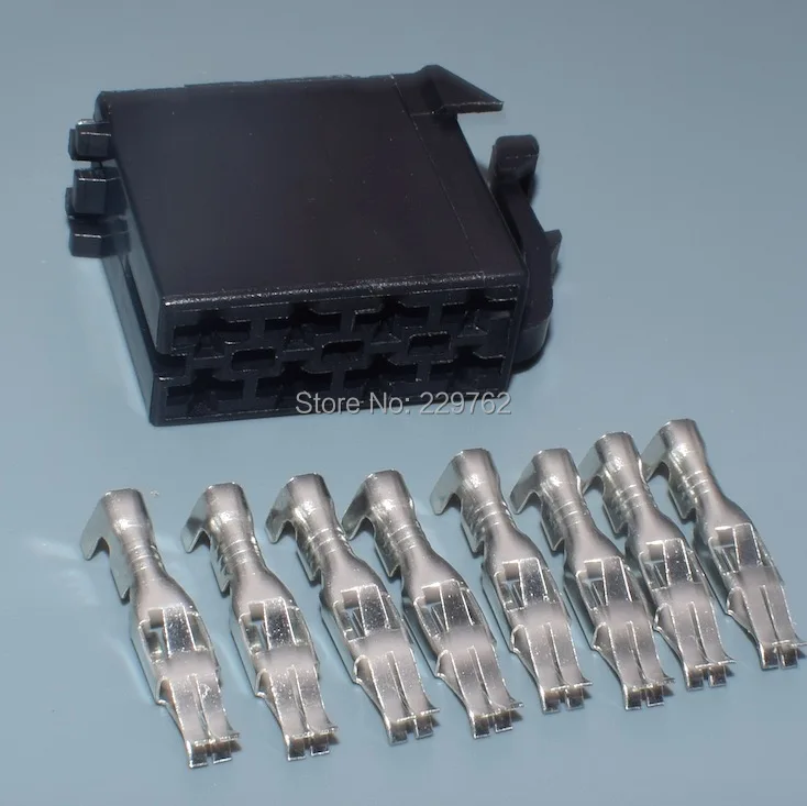 Shhworld Sea 8 pin Мужской Женский негерметичный Авто кабель популярный аудио рог для VW CD ISO разъем с шпильками 106455 962189-1