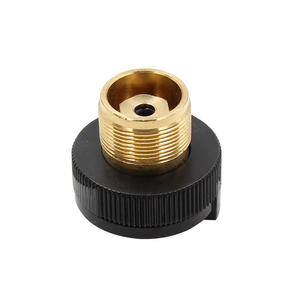 Newest Gas Gartridge Adapter 100% Copper Self-closing Function Leak-proof Stove for Outdoor Camping #40 | Инструменты