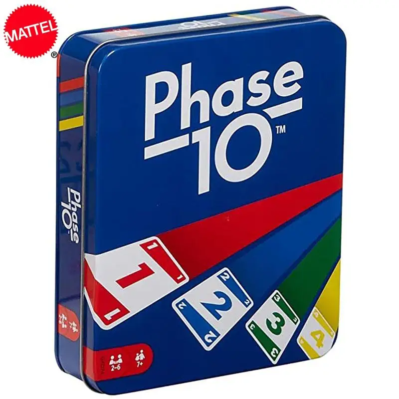 Mattel Uno классические карточные игры этап 10 улучшенная железная коробка версия