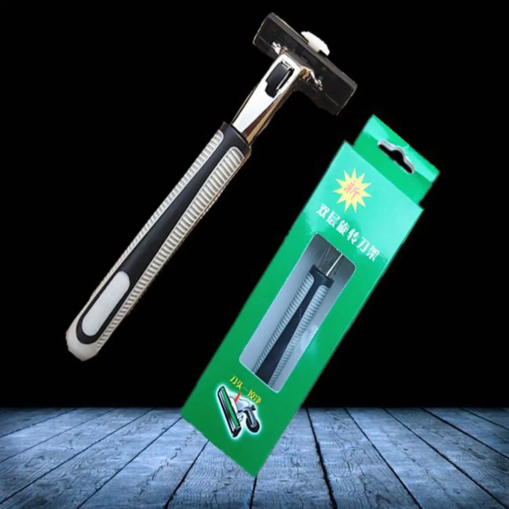 1 Handle 30PCS double Layers Men Face Shaving Razors Blades Male Manual Razor Blades For Standard Beard Shaver Trimmer Blades