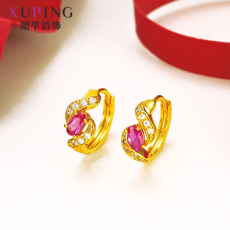 

Xuping jewelry Faux Golden Creative-Europe And America xiang gao Earrings Ear Clip Women's Manufacturers Hot Sales Hot Selling E