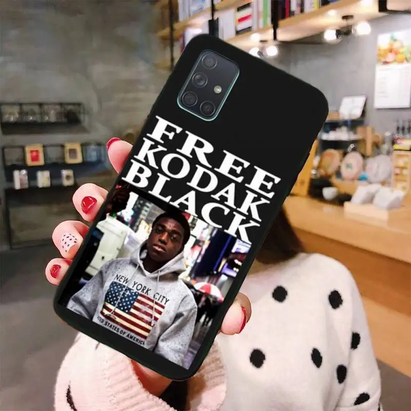 HPCHCJHM Kodak Black Rapper DIY Printing Phone Case cover Shell For Samsung A10 A20 A30 A40 A50 A70 A80 A71 A91 A51 A6 A8 2018