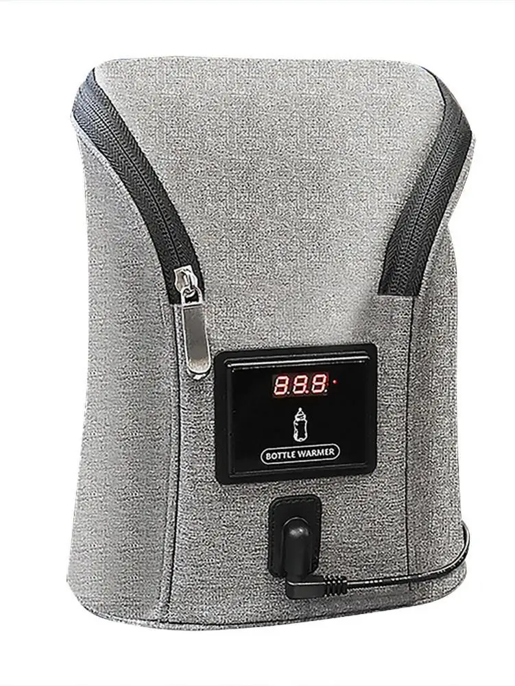 Carmounted Double Bottle Warm Portable Outdoor Thermostatic Constant Temperature Heater Multi-functional Milk Bottle Storage Bag
