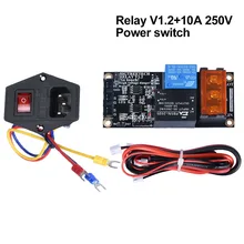 Bigtreetech relé v1.2 módulo de monitoramento energia + 10a 250v interruptor balancim para skr v1.3 pro e3 cr10 extrusora 3d peças da impressora