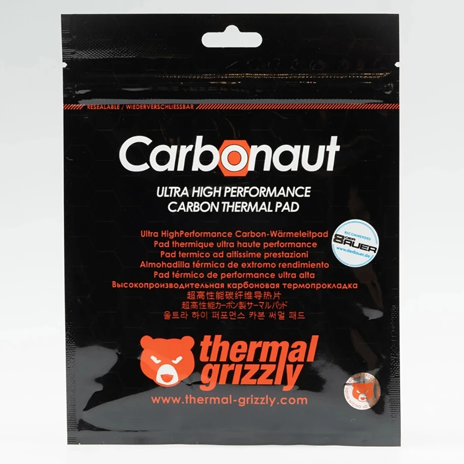 Thermal Grizzly Carbonaut Thermal Pad 62.5W/mk For CPU GPU PS4 Motherboard Cooling Thermal Silicone Pad Cycle High quality
