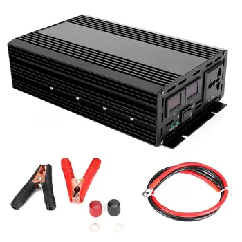 

1 Pcs Car Pure Sine Inverter DC 12V-110V 3000W 60Hz Aluminum Alloy Case Car Inverters Auto Accessories