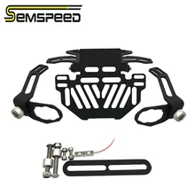 Semspeed мотоцикл на номерном знаке держатель для YAMAHA FZ07 MT-07 MT-09 YZF R1 R6 R3 Z800 Z1000