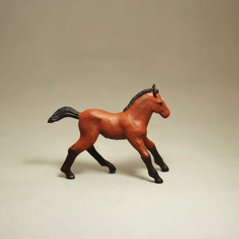 

High Simulated Animal Horse Model Mini Action Figure Early Learning Education Children’s Toys Hobby Collection Toys For Kid Gift