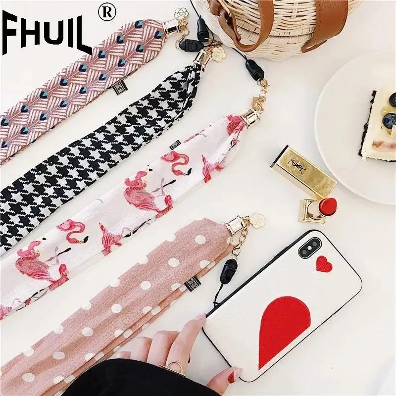 

Mobile phone lanyard For keys ID Card Pass Gym Phone Charm USB badge holder DIY Hang Rope Lariat Tags Strap Neck Lanyards Kawaii