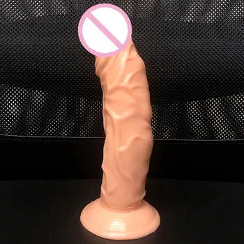 Realistic Dildos Soft Skin Feeling Huge Penis Erotic Thick Phallus Big Dick Anal Dildo Adult Sex Toys for Women Masturbation 6