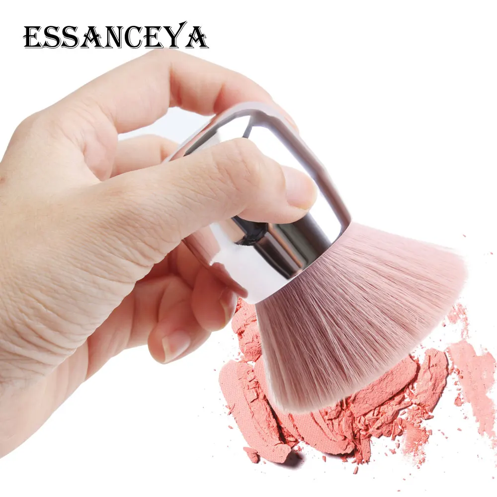 ESSANCEYA, 1 шт., розовые кисти для макияжа, мягкие синтетические волосы, румяна, пудра, кисть для основы, кисти для макияжа, инструменты, женский косметический набор