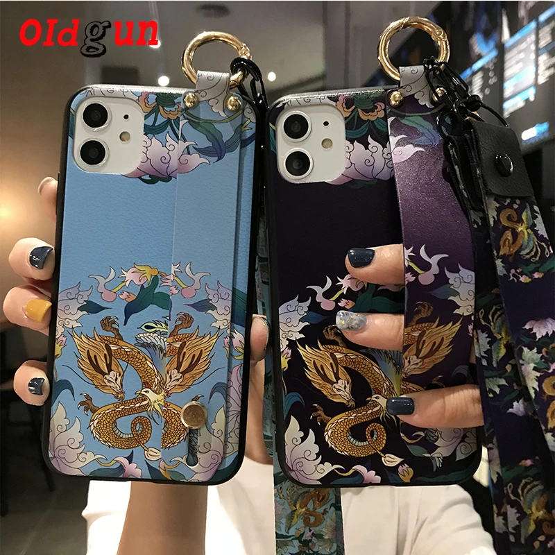 

2019 new iPhone11 couple mobile phone shell Chinese style iPhoneX XS XR XSMax mobile phone bag soft 11proMAX mobile phone sets