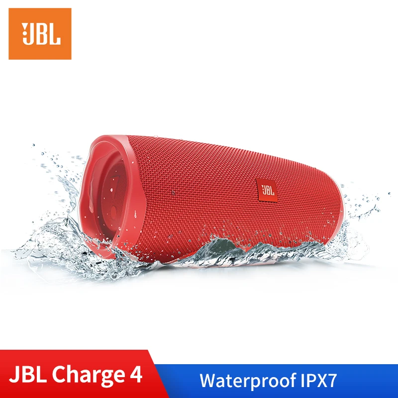 JBL Charge 4 портативный сабвуфер беспроводной Bluetooth динамик громкий динамик Водонепроницаемый IPX7 стерео бас для аудио, видео, динамик