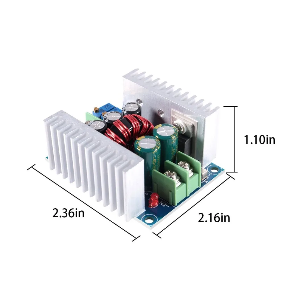 DC-DC Buck Converter Step Down Module 300W 20A Constant Current LED Driver Power Step Down Voltage Module Electrolytic Capacitor (5)