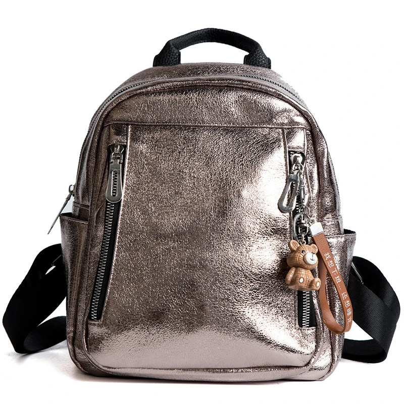 

Kajie 2019 PU Leather Women Backpack Mini Cute Back Pack Rucksack For Teenage Girls Small School Bags Sac A Dos Bagpack