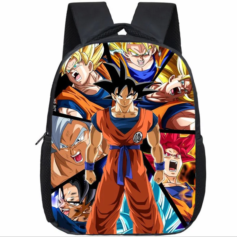 Dragon Ball рюкзак с Гоку, детские сумки, рюкзак с принтом, Детский Повседневный Рюкзак для детского сада - Цвет: 8