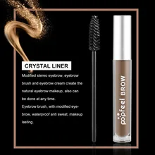 POPFEEL профессиональная Тушь для бровей, крем, водостойкий стойкий гель-краска для бровей с кистью для бровей, усилитель женской красоты DFDF