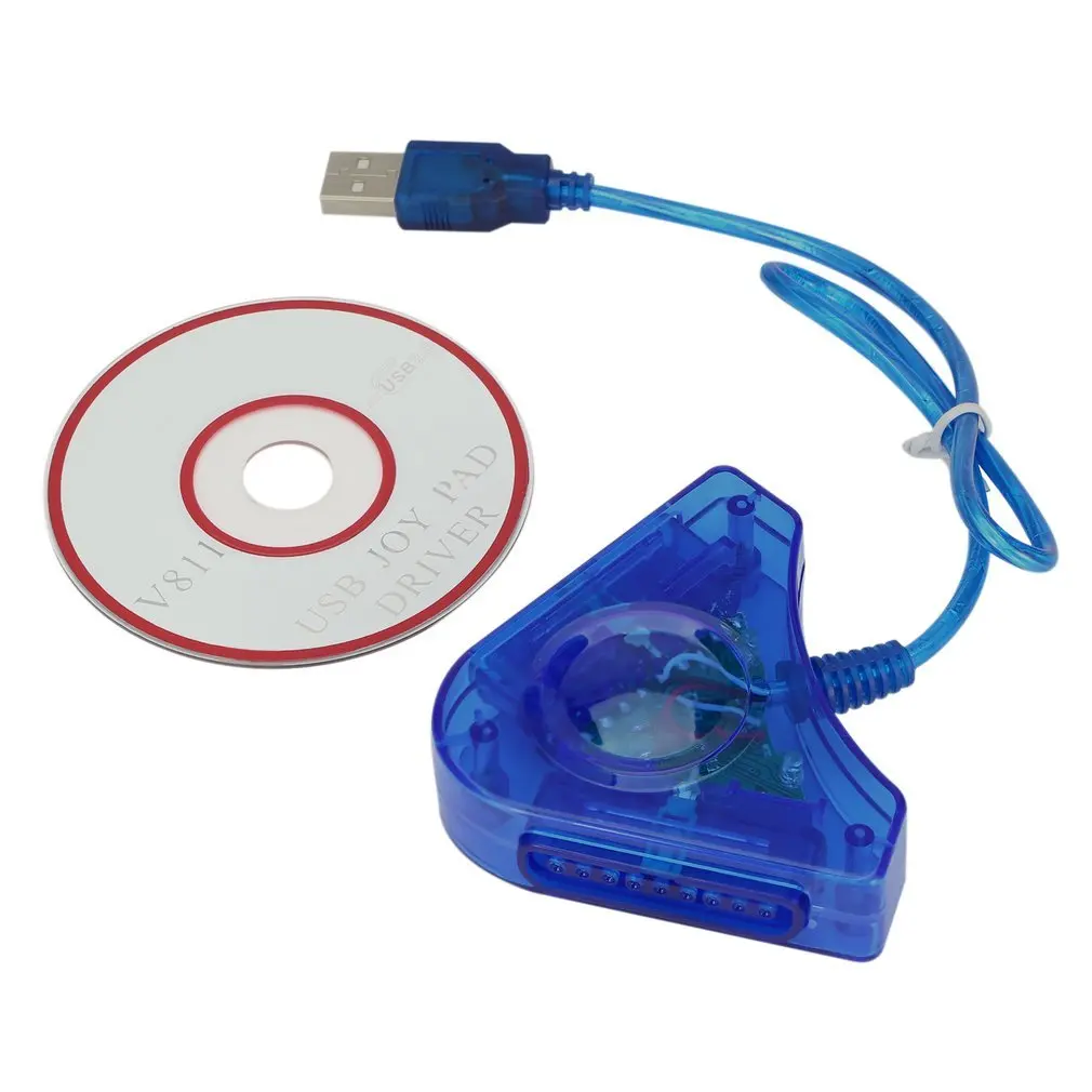 Джойстик игровой USB двойной плеер конвертер Кабель-адаптер для PS2