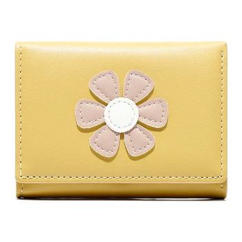 

Multi-Card Bit Short Paragraph Small Wallet Folded Wallet Students Hit the Color Women's Wallets