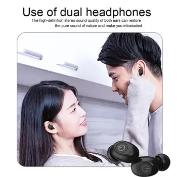 

Earphones Wireless Bluetooth 5.0 Hot Selling LED Digital Display Support Call Earphones Stereo Handsfree Headset with Mic