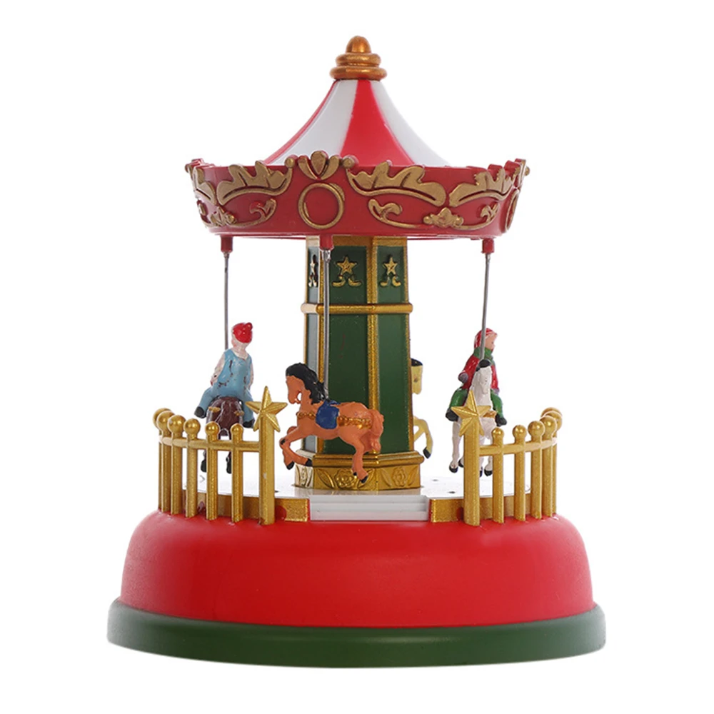 Nova Música Luminosa Carrossel Roda Gigante Caixa De Música Decoração De  Natal Brinquedos Para Crianças Decoração De Casa Unisex Presente De  Aniversário - Caixas De Música - AliExpress