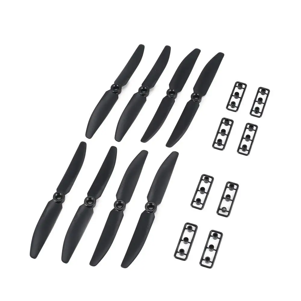 black 4 пары CW/CCW 5030 пропеллерные реквизиты для скоростного радиоуправляемого дрона квадрокоптера летательного аппарата аксессуары, запчастей для uav компонент - Цвет: black